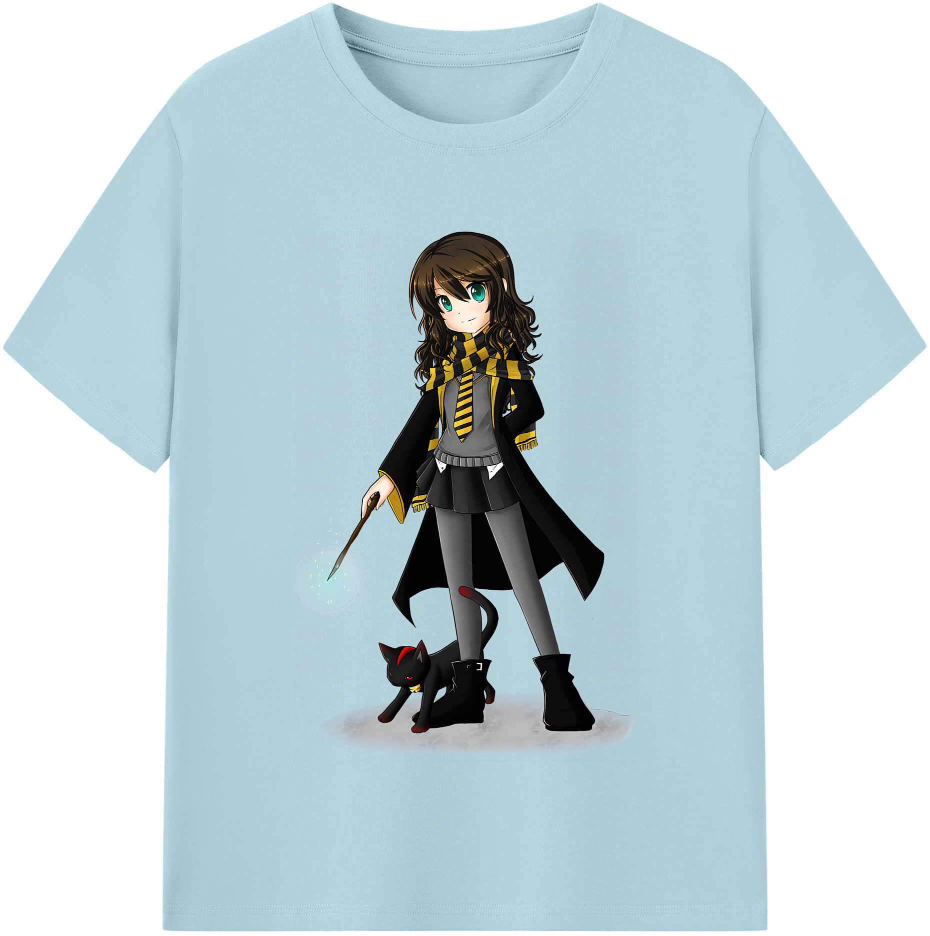 （画像用） Harry Potter ハリー・ポッターシリーズ 綿100％半袖Tシャツ（フロントプリント）